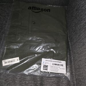 Amazon Essentials Dark Green Trousers